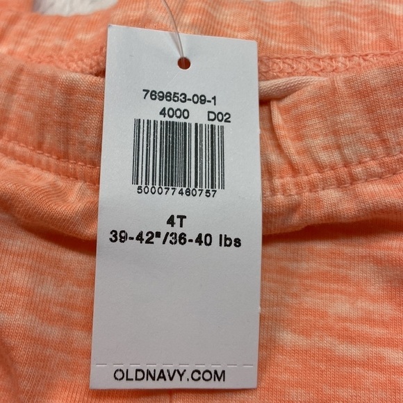 Old Navy Cotton/Spandex Legging 4T NWT - Picture 3 of 3